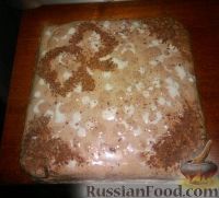 Фото к рецепту: Бисквитный тортик со сметанным кремом