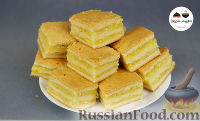 Фото к рецепту: Пирожные с лимонно-апельсиновой начинкой