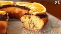 Фото к рецепту: Апельсиновый кекс с орехами