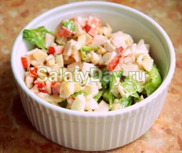 Салат из лапши быстрого приготовления – «Экономичный»