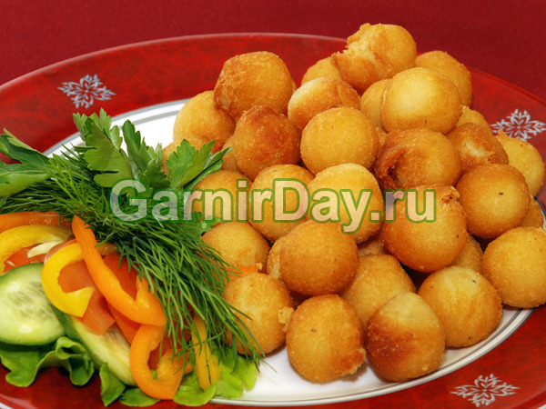 Простые картофельные шарики из пюре
