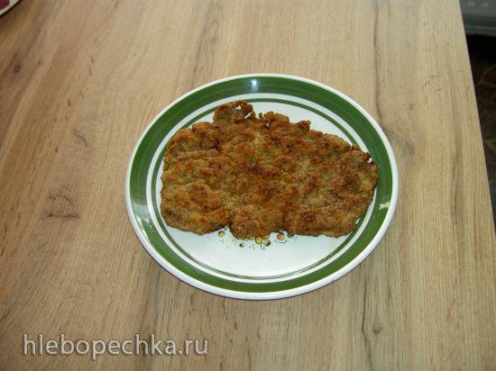 Венский шницель из говядины (базовый рецепт)