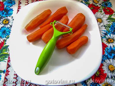 Тушеная морковь с фасолью в томате, Шаг 03