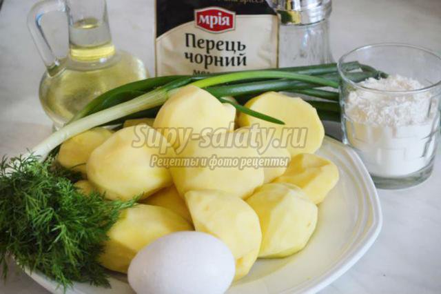 картофельная запеканка с зеленью