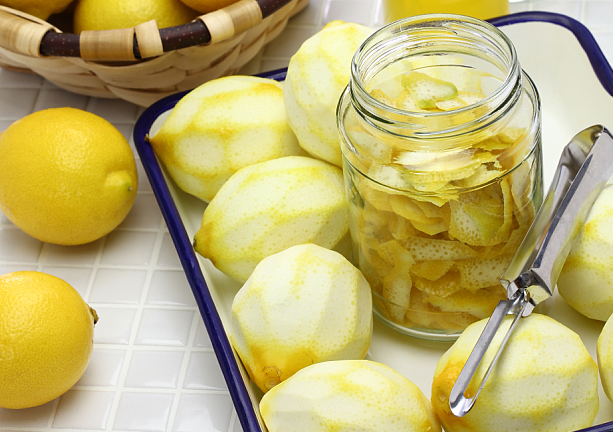 Лимоны без цедры после приготовления лимончелло