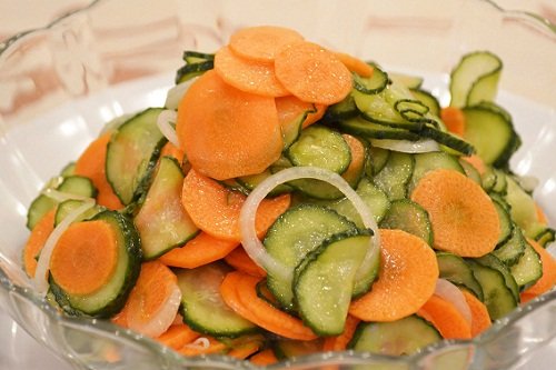 Салат диетический морковный 