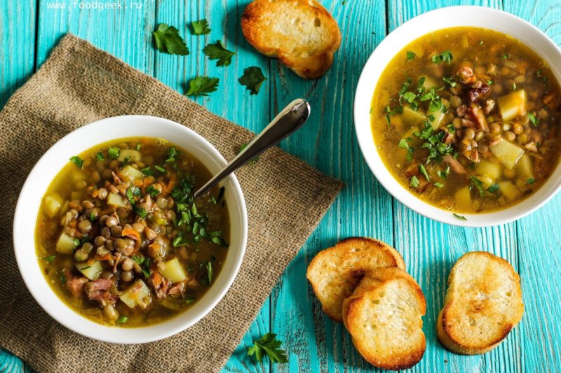 Суп из чечевицы - 10 рецептов простых и вкусных
