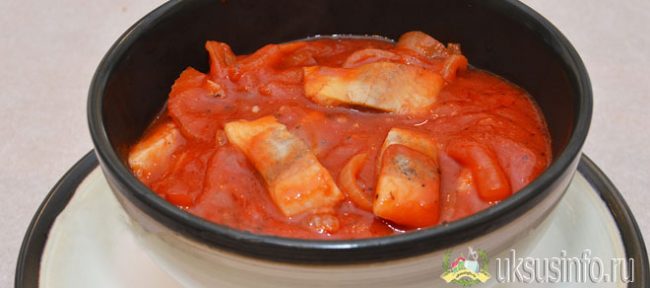 Рецепт с томатным соусом
