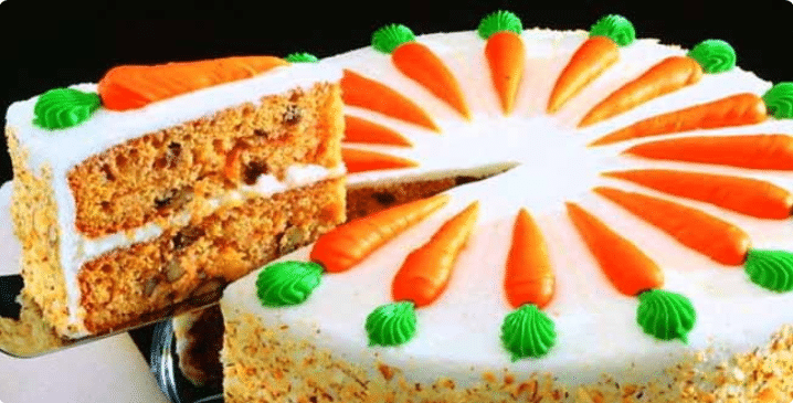 Морковный торт со сметанным кремом