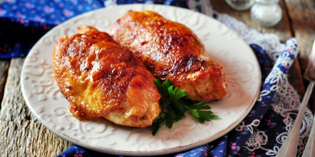 курица в духовке: куриные грудки, фаршированные авокадо и помидорами