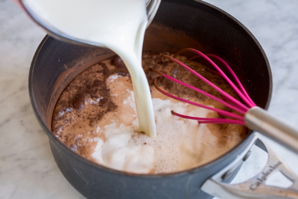 как приготовить горячий шоколад