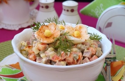 Классический салат Оливье – 10 пошаговых рецептов приготовления