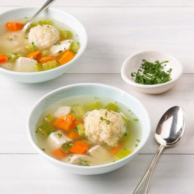 Курино-овощной суп с клецками - рецепт с фото