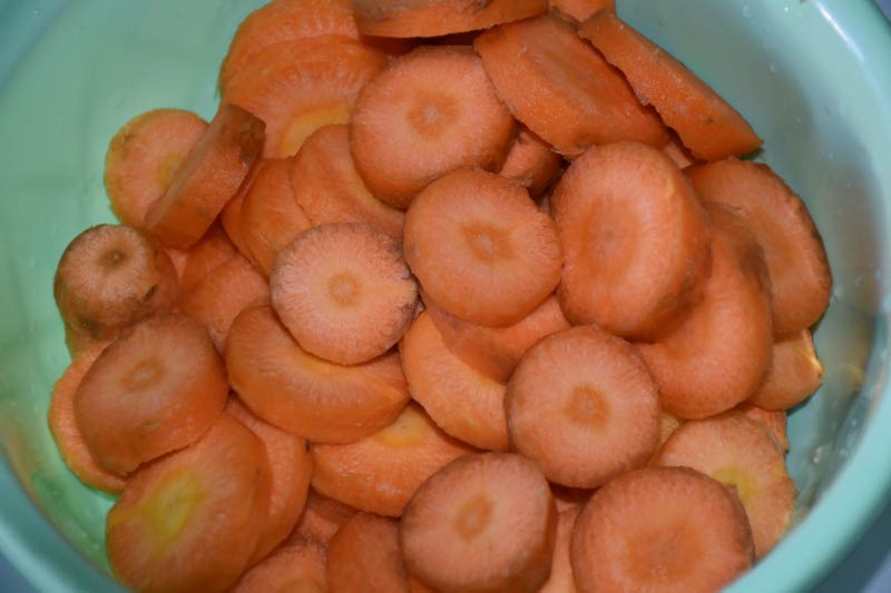 морковь кружочками