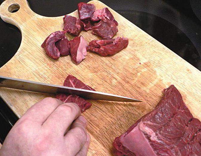 как правильно резать мясо на шашлык