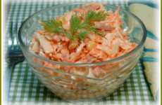 Салат из плавленых сырков – очень простой рецепт