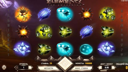 Как играть в игровой автомат Вулкан под названием Elements: The Awakening