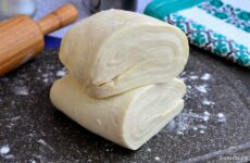 Быстрое бездрожжевое слоёное тесто – кулинарный рецепт