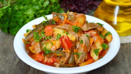 Азу по-татарски — 10 рецептов с солеными огурцами, картошкой с пошаговыми фото