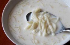 Молочный суп с вермишелью — рецепты для детей, как в садике