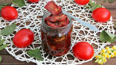 Вяленые помидоры в духовке — 5 рецептов на зиму в домашних условиях с фото пошагово